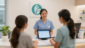 Patient booking an appointment at the Best Physiotherapy Clinic in HSR Layout & Vijaya Bank Layout, Bangalore