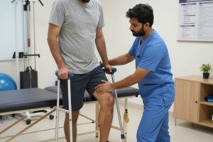 Post-surgery rehabilitation at Quantum Physiotherapy Clinic HSR Layout