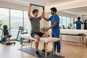 Sports injury rehabilitation at Quantum Physiotherapy Clinic HSR Layout