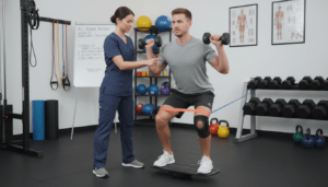 ACL rehabilitation exercises in HSR Layout physiotherapy clinic