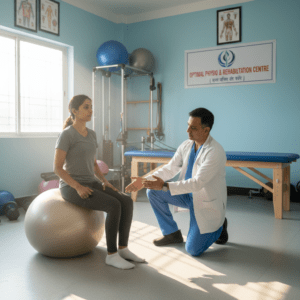 Core stability training for posture correction