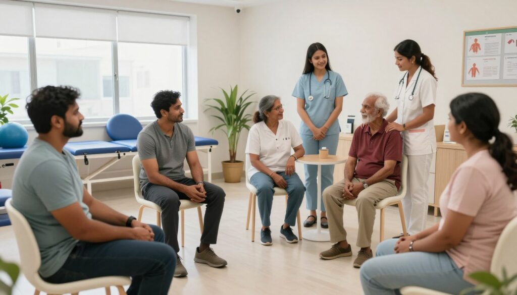 Diverse patient population at Quantum Physiotherapy clinic