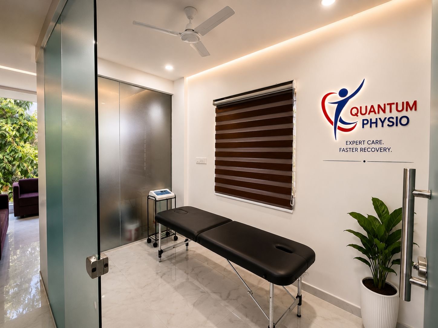 Sports massage therapy session at Quantum Physiotherapy Akshaya Nagar